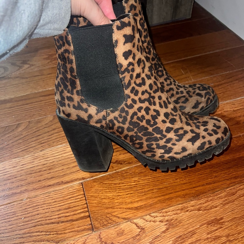 Boutique cheetah booties